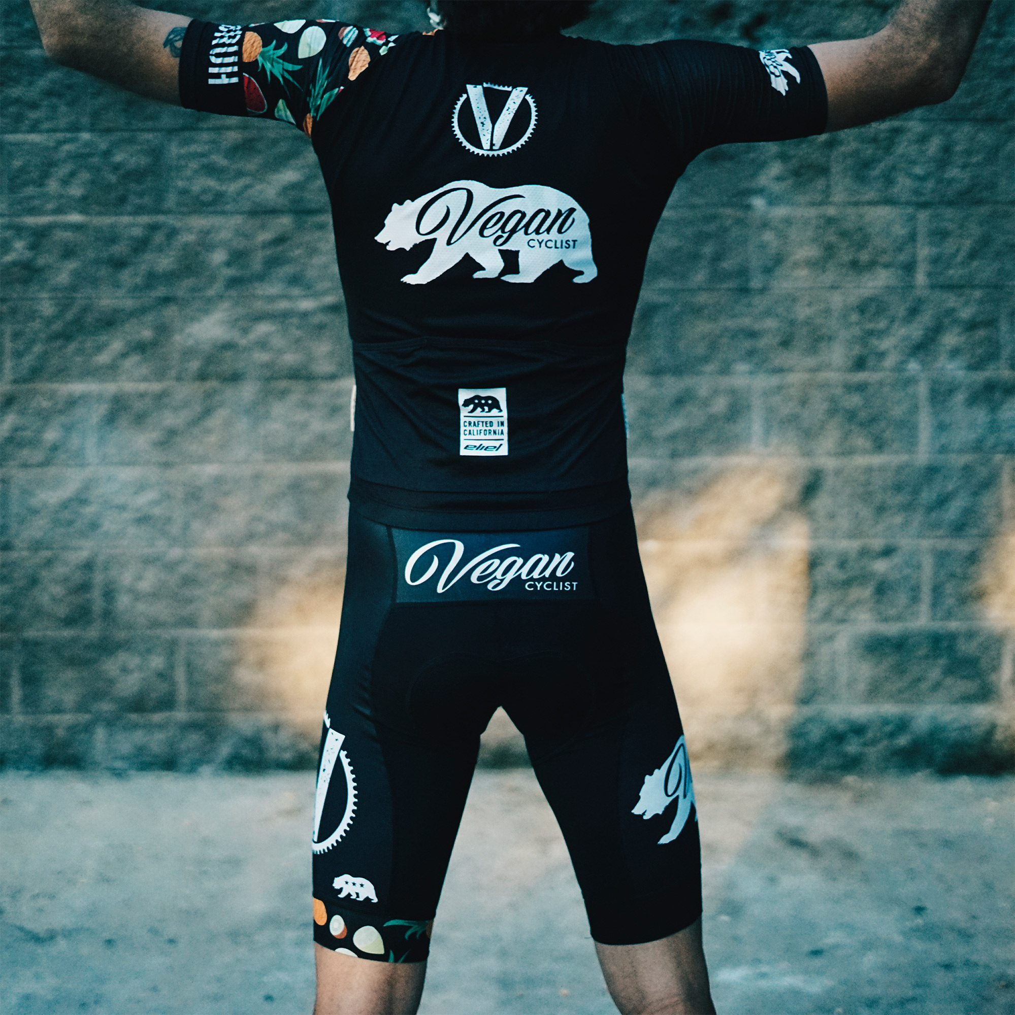 team vegan cycling jersey